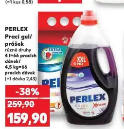 Kaufland Perlex pací gel / prášek nabídka