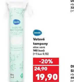 Kaufland Bevola vatové tampony nabídka