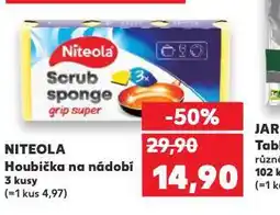 Kaufland Niteola houbičky na nádobí nabídka