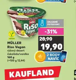 Kaufland Müller riso riso vegan nabídka