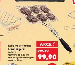 Kaufland Rošta na grilování hamburgerů nabídka