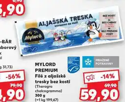 Kaufland Mylord premium filé z aljašské tresky bez kostí nabídka