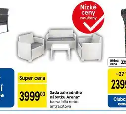 Tesco Sada zahradního nábytku arena nabídka