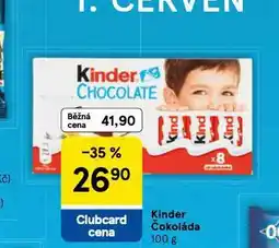 Tesco Kinder čokoláda nabídka