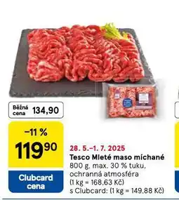Tesco Mleté maso míchané nabídka