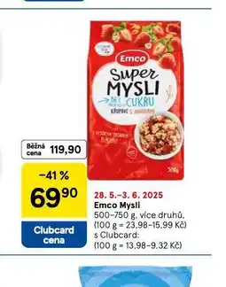 Tesco Emco mysli nabídka