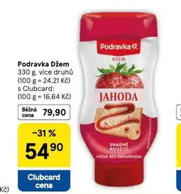 Tesco Podravka džem nabídka