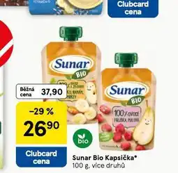 Tesco Sunar bio kapsička nabídka