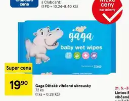 Tesco Gaga vlhčené ubrousky nabídka