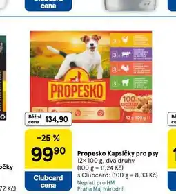 Tesco Propesko kapsičky pro psy nabídka