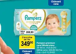 Tesco Pampers dětské plenky nabídka