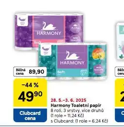 Tesco Harmon y toaletní papír nabídka