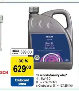 Tesco Motorový olej 5w-30 nabídka