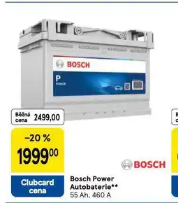 Tesco Bosch power autobateris 55 ah nabídka