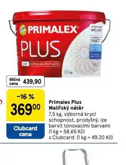 Tesco Primalex plus malířský nátěr nabídka