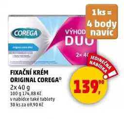 Penny Market Fixační krém original corega nabídka