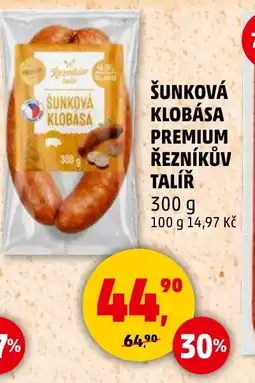 Penny Market Šunková klobasa premium řezníkův talíř nabídka
