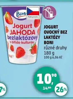 Penny Market Jogurt ovocný bez laktózy boni nabídka