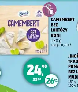 Penny Market Camembert bez laktózy boni nabídka