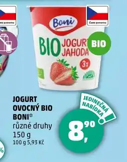 Penny Market Jogurt ovocný bio boni nabídka