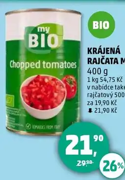 Penny Market Krájená rajčata my bio nabídka