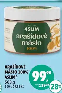 Penny Market Arašídové máslo 100% 4slim nabídka