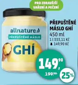 Penny Market Prepuštěné máslo ghí nabídka