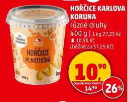 Penny Market Hořčice karlova koruna nabídka