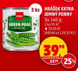 Penny Market Hrášek extra jemný penny nabídka