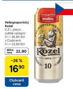 Tesco Velkopopovický Kozel nabídka