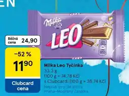 Tesco Milka Leo Tyčinka nabídka