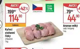 Globus Kuřecí stehenní řízky nabídka