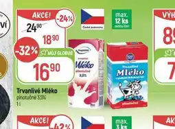Globus Trvanlivé mléko 3,5% nabídka