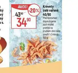 Globus Krevety celé vařené 40/60 nabídka