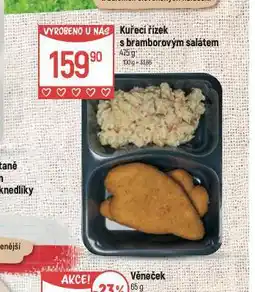 Globus Kuřecí řízek s bramborovým salátem nabídka