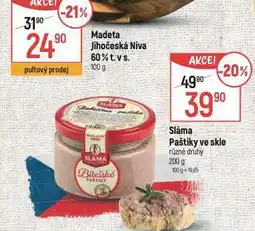 Globus Sláma paštiky ve skle nabídka