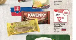 Globus Sedita kávenky, vesna, kakaové řezy nabídka