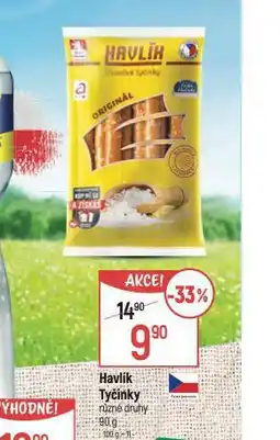 Havlík tyčinky