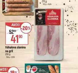 Globus Váhalova slanina na gril nabídka