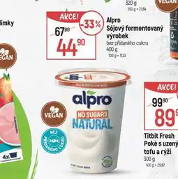 Globus Alpro sójový fermentovaný výrobek nabídka