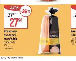 Globus Breadway kváskový tousťáček nabídka