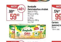 Globus Bonduelle zlatá kukuřice, hrášek nabídka