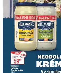 Globus Hellmann´s tatarská omáčka, majonéza nabídka