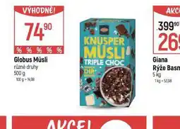 Globus Globus müsli nabídka