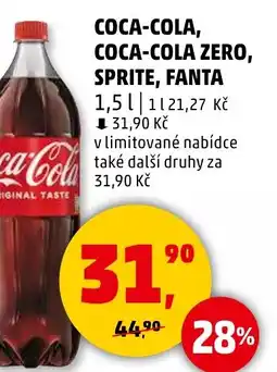 Penny Market Coca-cola, coca-cola zero, sprite, fanta nabídka