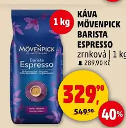 Penny Market Káva mövenpick barista espresso zrnková nabídka