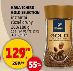 Penny Market Káva tchibo gold selection instantní nabídka