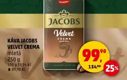 Penny Market Káva jacobs velvet crema nabídka