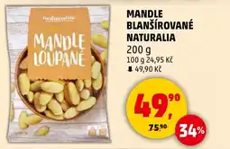 Penny Market Mandle blanšírované naturalia nabídka