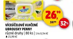 Penny Market Víceúčelové vlhčené ubrousky penny nabídka